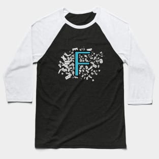 F letter T shirt Baseball T-Shirt